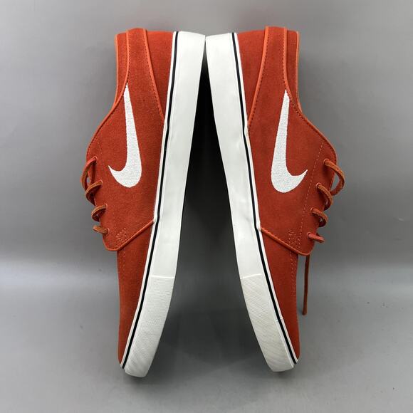 Nike SB Zoom Janoski OG+ Skateboarding Shoes Men Size 12 Orange Suede Sneakers - Picture 6 of 8